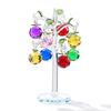 8-Piece Crystal Apple Tree Ornaments, Artificial Crystal Colorful Apples, Glass Lucky Apple Gifts for Women, Home Feng Shui Decor, Birthday Gifts