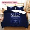 Real Oviedo Pattern Bedding Home Decoration Birthday Gift (1 * duvet cover + 2 * pillowcase, without core)