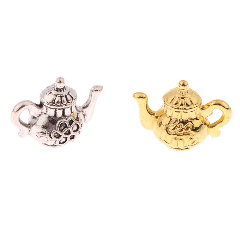 1Комплект 1:12 кукольный домик, миниатюрный чайник, чашка, блюдце, металлический чайный сервиз, модель обеденного стола, декор, игрушка, аксессуары для кукольного дома