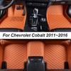Car Floor Mats For Chevrolet Cobalt 2011~2016 DropShipping Center Interior Accessories 100% Fit Leather Carpets Rugs Foot