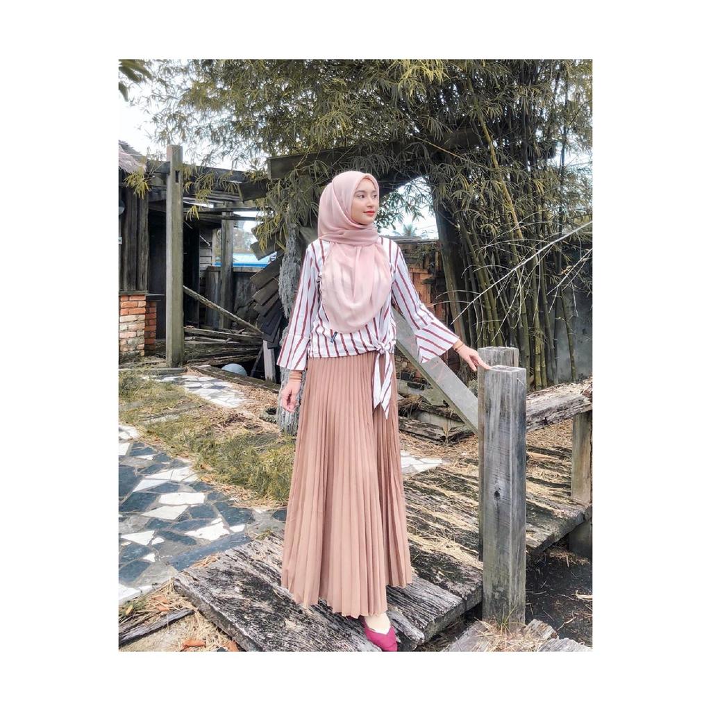 Плиссированная юбка в хиджабе