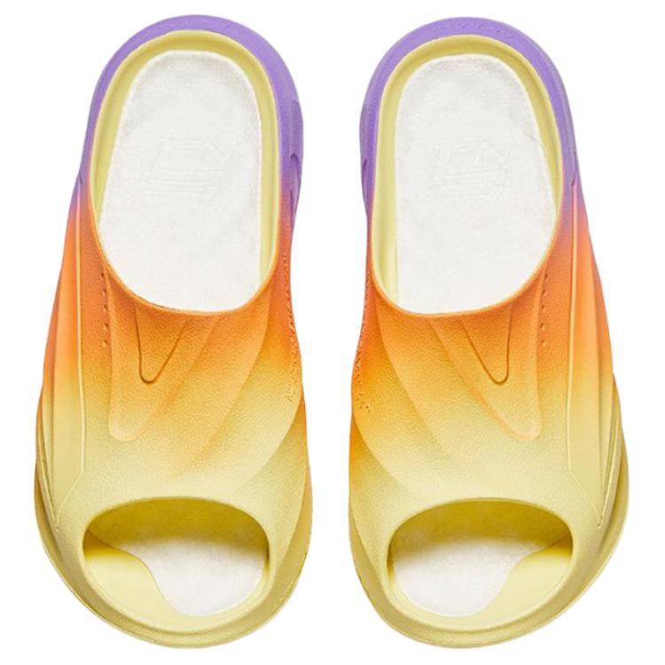 Anta Легкие удобные нескользящие сандалии для мужчин, обувь желтого, оранжевого, фиолетового цвета 912421802-5