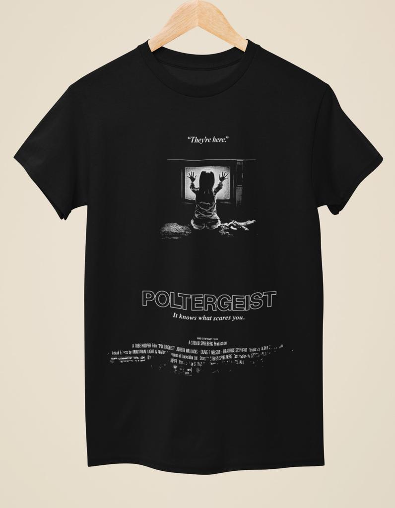 Poltergeist - Movie Poster Inspired Unisex Black T-Shirt