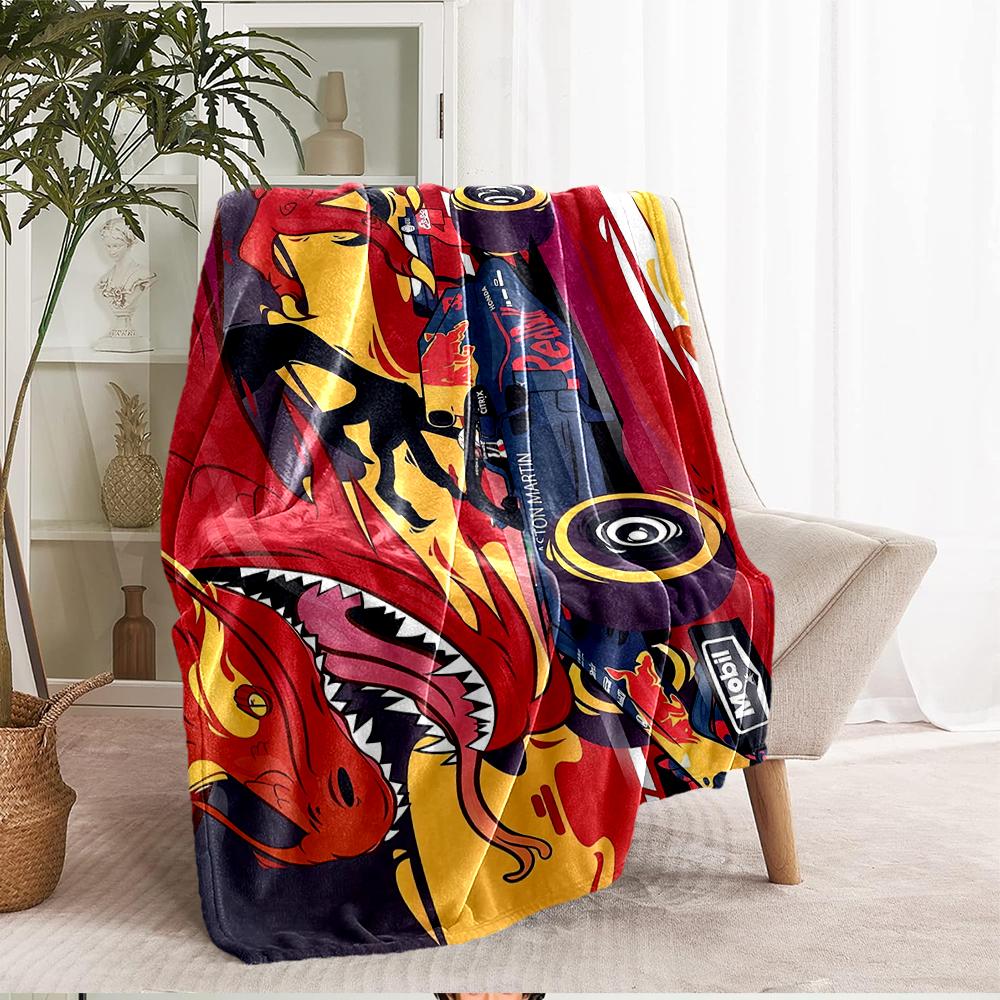 Truck Theme Printed Blanket - Perfect for Couch, Bed, Travel & Outdoor Use | Machine Washable, Cozy & Durable.