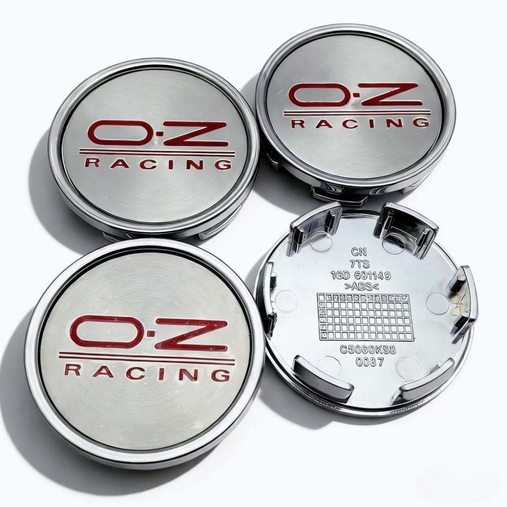 4 шт. 58 мм 53 мм Центральные колпачки на диски автомобиля с логотипом OZ O.Z Racing Значок Заглушка центра ступицы колеса Аксессуары для ступицы