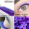 Color, Grafting, False Eyelashes, Purple Orchid Tip 0.07mm, C/D, Mixed Length, Makeup, Extension.