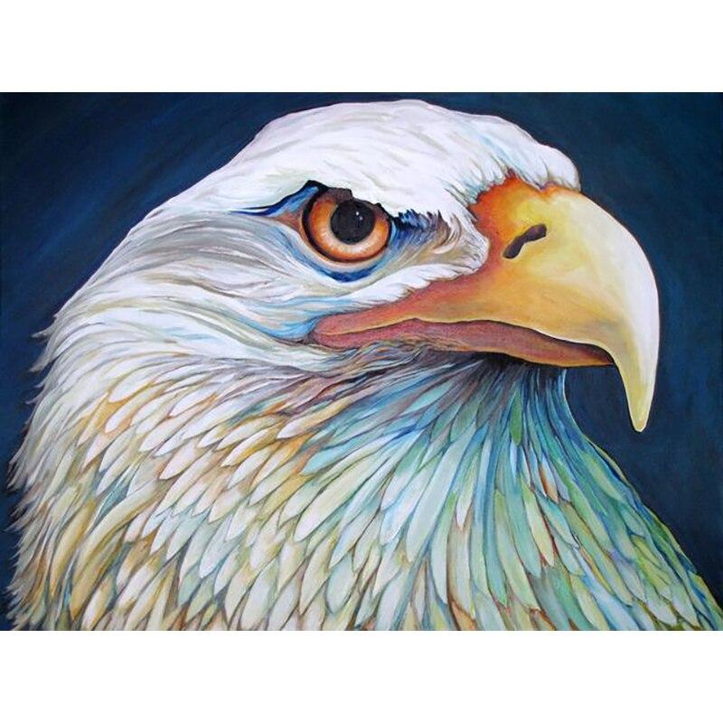 Новый 5D DIY алмазная живопись голова орла Алмазная вышивка животных вышивка крестиком полная круглая дрель домашний декор ручной художественный подарок