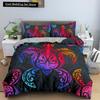 Sea Turtle Duvet Cover Set Pillow Cases Ocean Animal Turtle Bedding Set Queen Twin Kids Home Textiles Map Coral Quilt Cover King