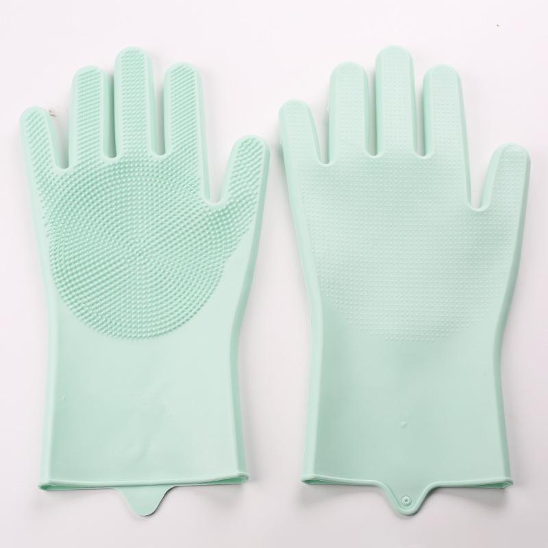 Pet Bathing Gloves Dog Cat Bathing Artifact Anti-scratch and Anti-bite Teddy Golden Bristle Rubbing Bath Extended Cleaning Brush
