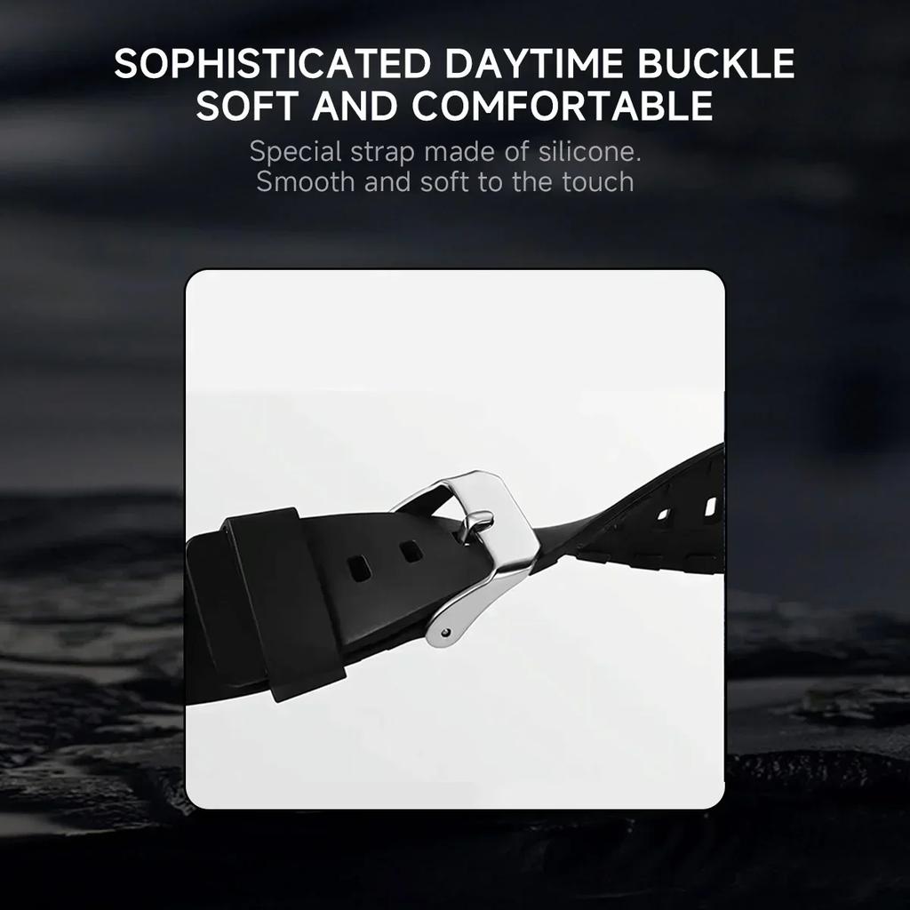 Роскошный комплект для модификации Apple Watch 10 42 мм 46 мм Корпус из нержавеющей стали Резиновый спортивный ремешок для iWatch Series 10 42 мм 46 мм