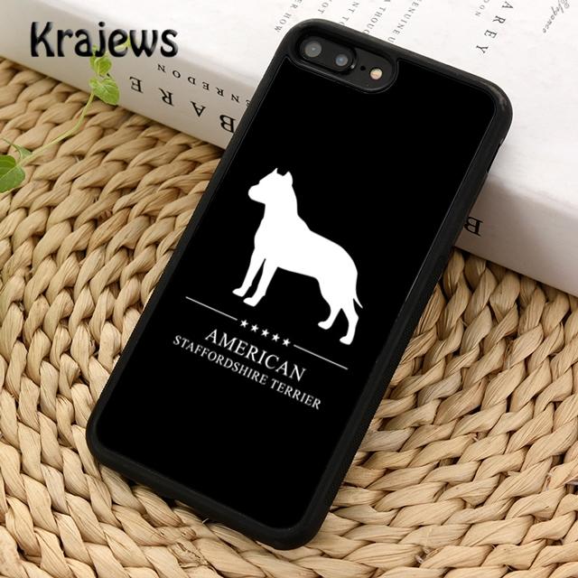 Чехол для телефона Krajews American Staffordshire Terrier для iPhone 14 5 SE 6s 7 8 plus X XR XS 11 12 13 pro max Samsung S21 S22 ultra
