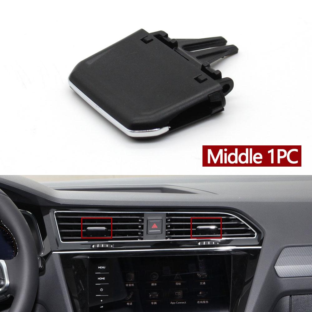 Car Front Dashboard Air Conditioner AC Vent Grille Outlet Tab Clip Slider For VW Volkswagen Tiguan 2017 2018