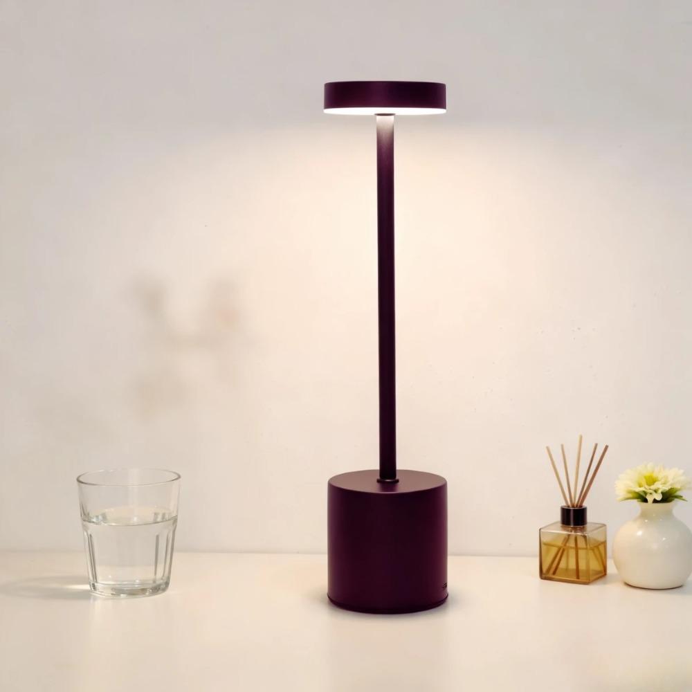 Светодиодная настольная лампа с подсветкой, USB-зарядка, сенсорное управление, регулируемая яркость, комнатный ночник, подходит для домашнего декора, прикроватных тумбочек
