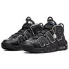 Nike Air More Uptempo Black Metallic Silver Women Sneakers DQ0839-001