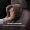 Замшевая подушка-подголовник для автомобиля, поддержка шеи, поясничная подушка на сиденье, мягкая подушечка для шеи для Tesla Model 3, Model Y, Model S, Model X, аксессуары