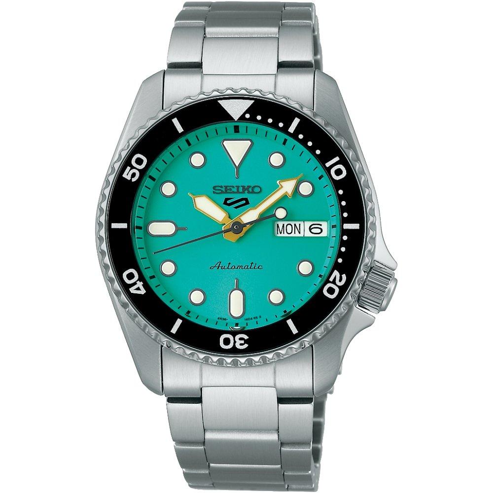 Seiko 5 Sports SRPK33K1 SKX Midi Reissue Teal Dial Automatic Мужские часы