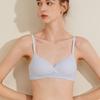 Новый летний бюстгальтер без стального кольца для девочек, дышащее легкое нижнее белье, женский бюстгальтер в сборе