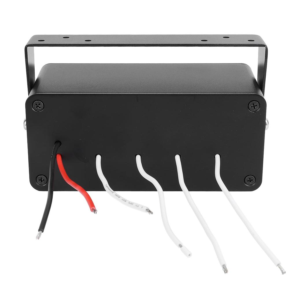 4-Gang Rocker Switch Box, Pre-Wired, Waterproof with USB Charger, Universal Fit, DC QC3.0, Multi-Function, RV, 12V, 24V (Blue Light)