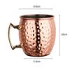 AEE4-Кружка для Moscow Mule из нержавеющей стали, коктейльная кружка, пивная кружка