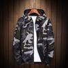 Premium Reversible Men Jacket Coats Male Casual Hooded Camouflage Windbreaker Outwear
