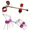 Premium  Bondage Kit for Couples – Adjustable Handcuffs, Leg Cuffs & Spreader Bar for Sensory Play (18+)