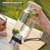 High Borosilicate Glass Water Bottle Wide Mouth BPA Free Food Grade Heat-Resistant Leakproof Drinking Kettle Water Container with Lid