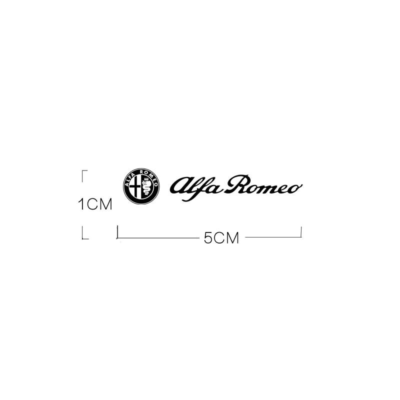 knfvp1 2026 Hot Sticker Car Interior Decals Emblem Sticker Decoration Accessories For Alfa Romeo 156 159 147 4C 8C 166 Giulia Giulietta