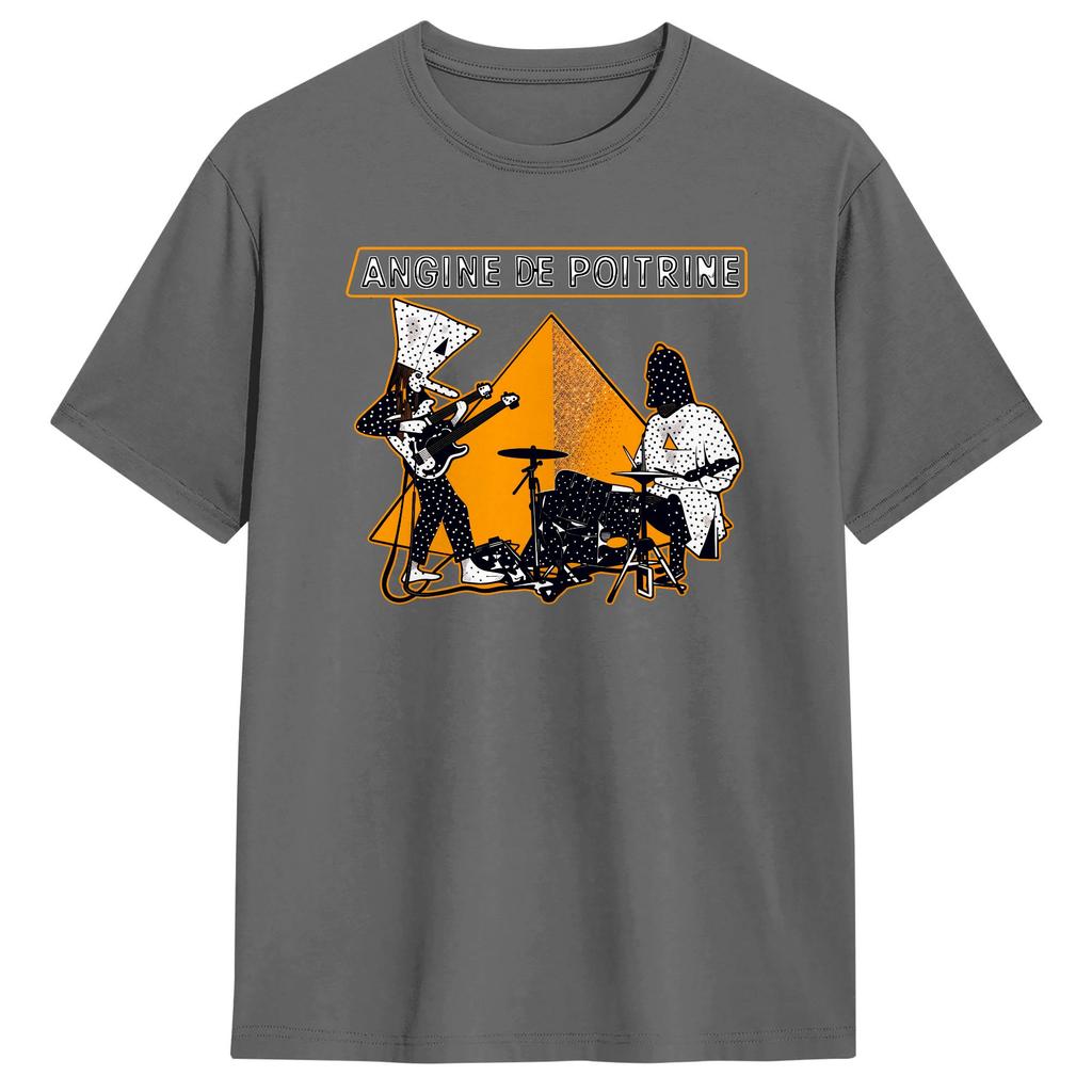 Angine De Poitrine Music T Shirt Summer Street Style T Shirts Cotton Hipster Tshirt For Unisex Print Tops