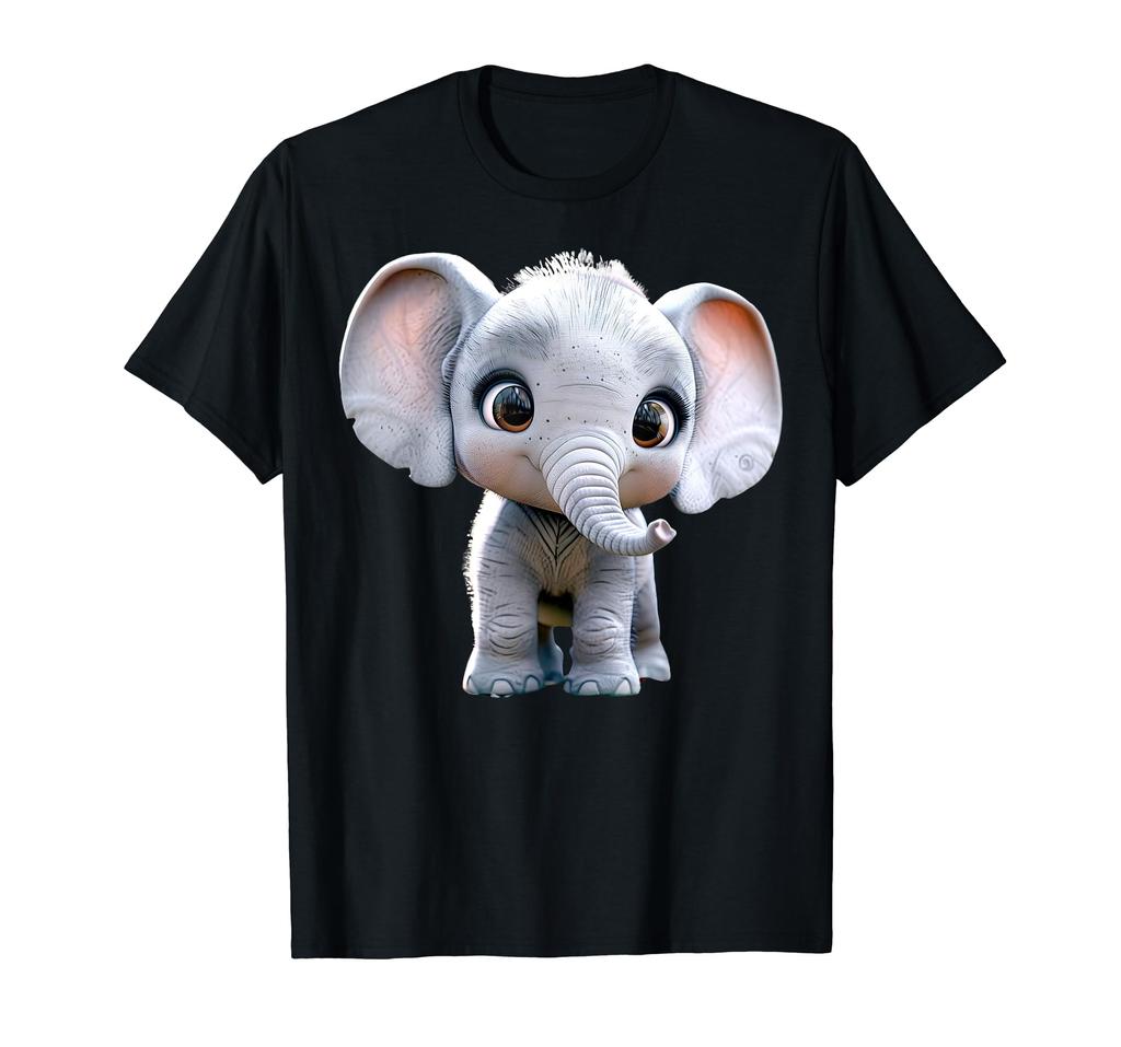Футболка с изображением слона «Хобот слона, животное, Африка, сафари, мать-природа»