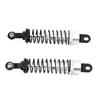 2pcs RC Car Shock Absorber 1 16 Front Rear 73mm Length Aluminum Alloy Model Truck DamperSilver