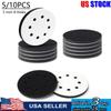 5/10PCS Orbital Sander Foam Pad,Polishing Pad 5 Inch 8 Holes Hook and Loop Sponge Cushion Buffer Backing Pad For Orbital Sander