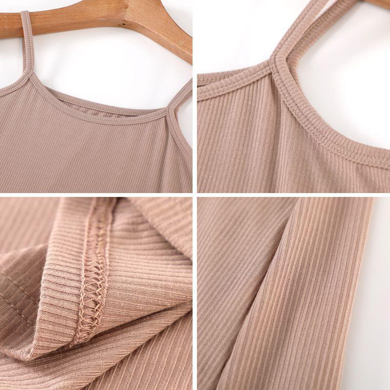 Вневременное женское длинное платье-майка, туника, сорочка с мягкими эластичными бретелями-спагетти