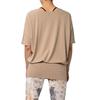 Machikaada Yoga Long Stylish and Cute for Yoga and Fitness Women's Top, Flattering, Length, (M, Camel)