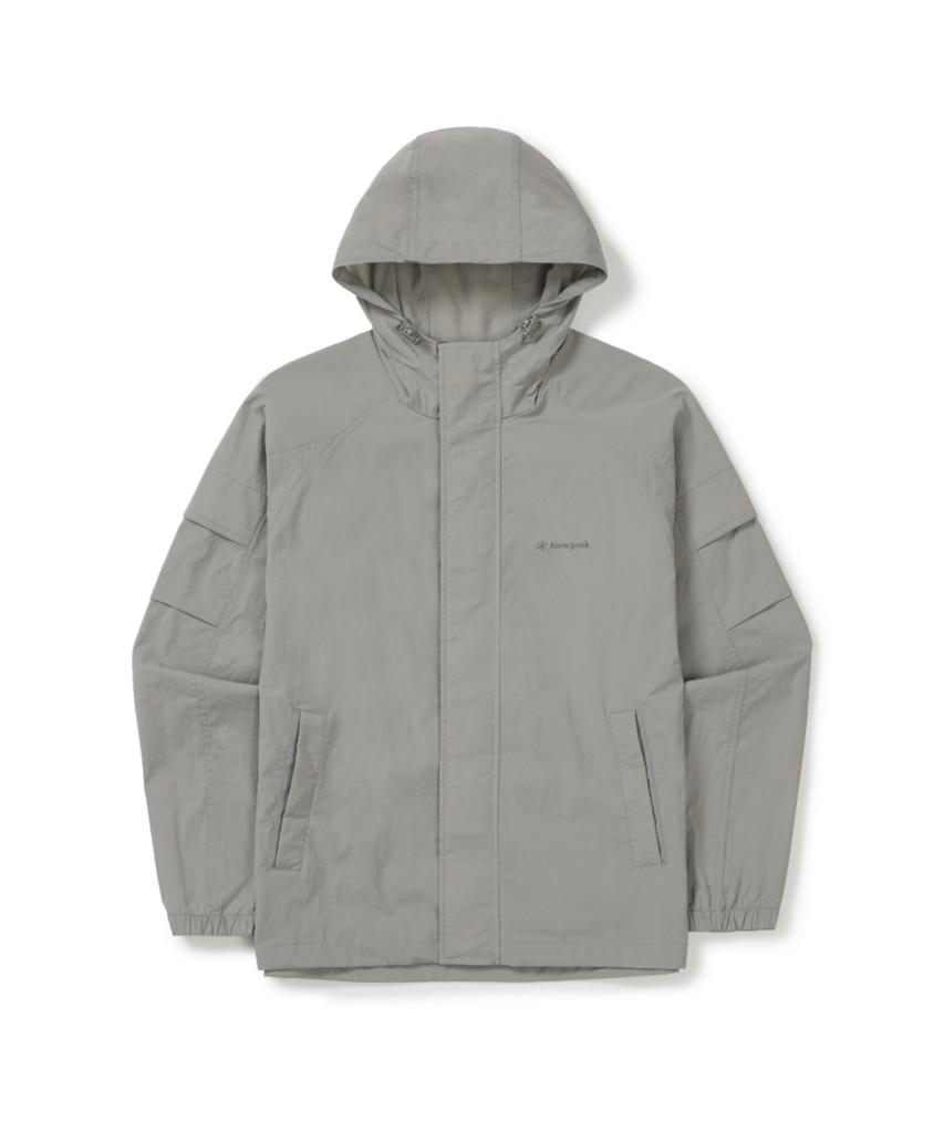 Ветровка Snowpeak Apparel Root с карманом на рукаве (S26Mmrwb62) Туманно-серый