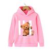 Children's Autumn/Winter Hoodie Cute Teddy Bear Print Christmas Style Casual Fashionable Sweatshirt/Pullover Top