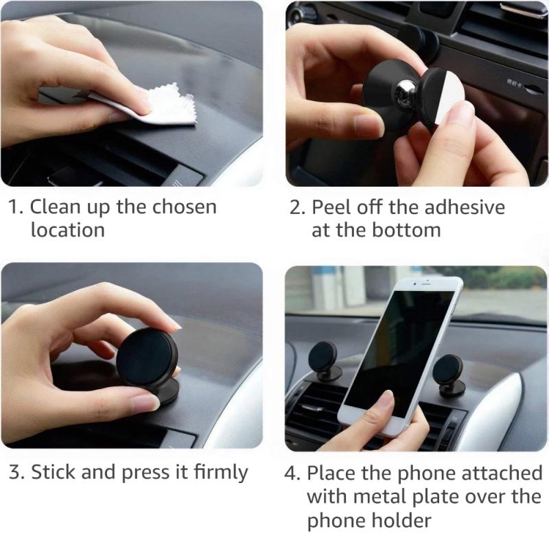 Universal Magnetic Car Phone Holder Magnet Phone Mount for In Car Mobile Cell Phone Holder Stand