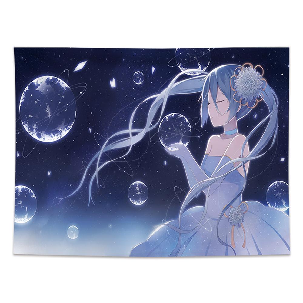 Kawaii Home Decoration Wall Hanging Tapestry Anime Japanese Girl Tapestry Bedroom Background Decoration Fashion Ladies Tapestry