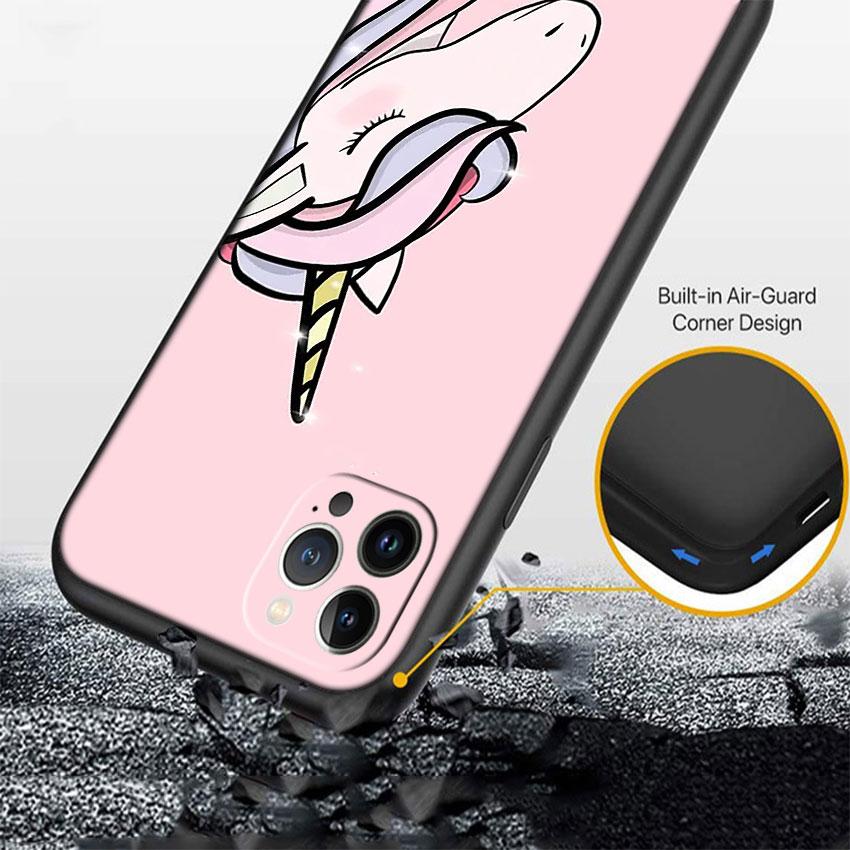 CJ103 Unicorn Cute Soft Shell Phone Case for OPPO A40 A60 A80 A15 A16 A16K A12 A17 A17K A54 A54S A53 A53S A55 A56 A57 A98 F23