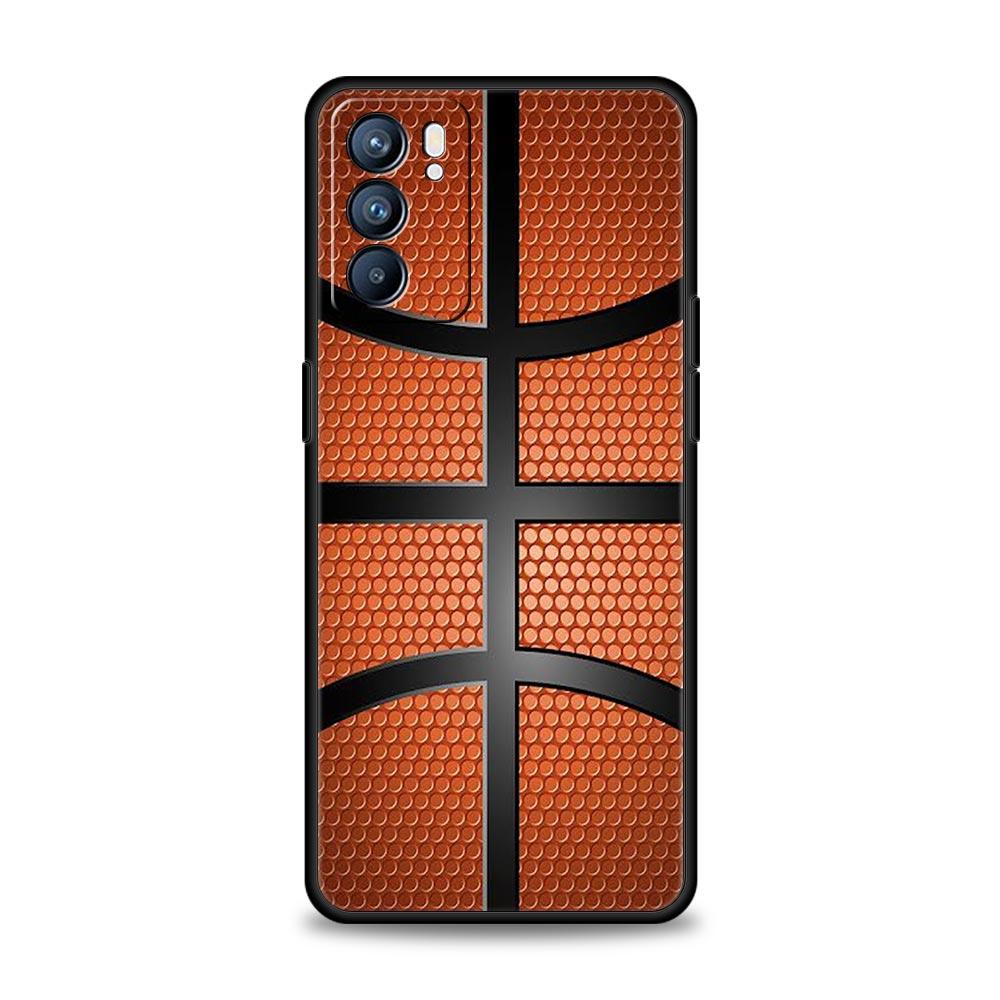 Basketball Basket Number Phone Case For OPPO Find X5 A54 A53 A52 A9 2020 A15 A95 A76 A74 A12 Reno7 SE Reno6 Pro Plus 5G Cover