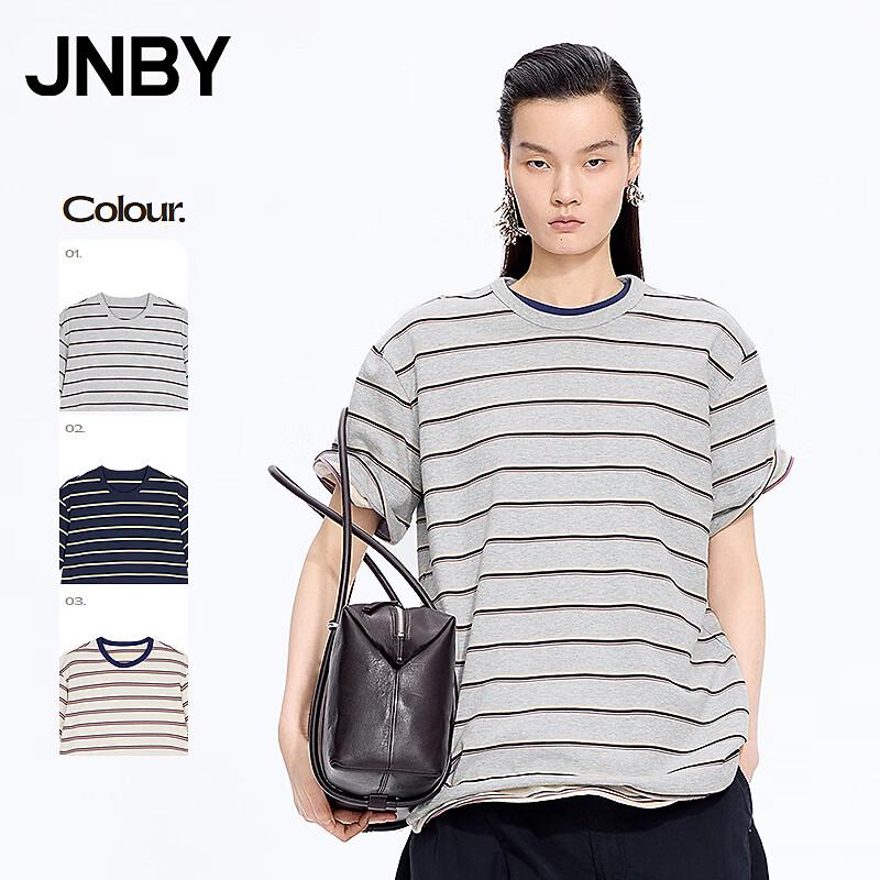 JNBY 2026 Summer Cotton Round Neck T-shirt