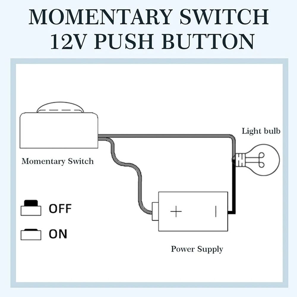 Клейкая мгновенная кнопочная мини-кнопка для автомобиля Автомобильные принадлежности Кнопка ВКЛ ВЫКЛ