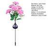 Solar Flower Lights Easy To Install All-weather Outdoor Blooming Flowers Lights Waterproof Decor Night Lights for Lawn Yard Patio Pathway