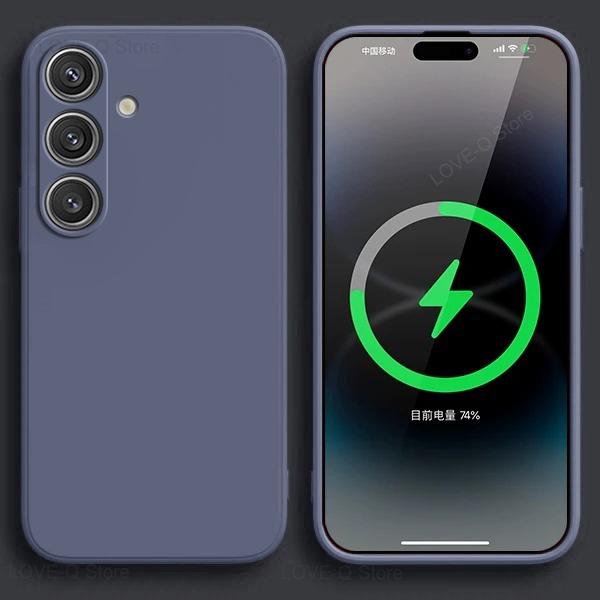 Для S24 S23 S22 Ultra Чехлы Жидкий силиконовый чехол Для Samsung Galaxy S24 S23 S22 Ultra Plus S24Ultra Чехлы Чехлы Аксессуары
