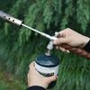 Aluminum Alloy Gas Tank Adapter Heavy Duty Portable Lightweight Propane Gas Tank Conversion Head Convertor Camping Gas Stove Accessories