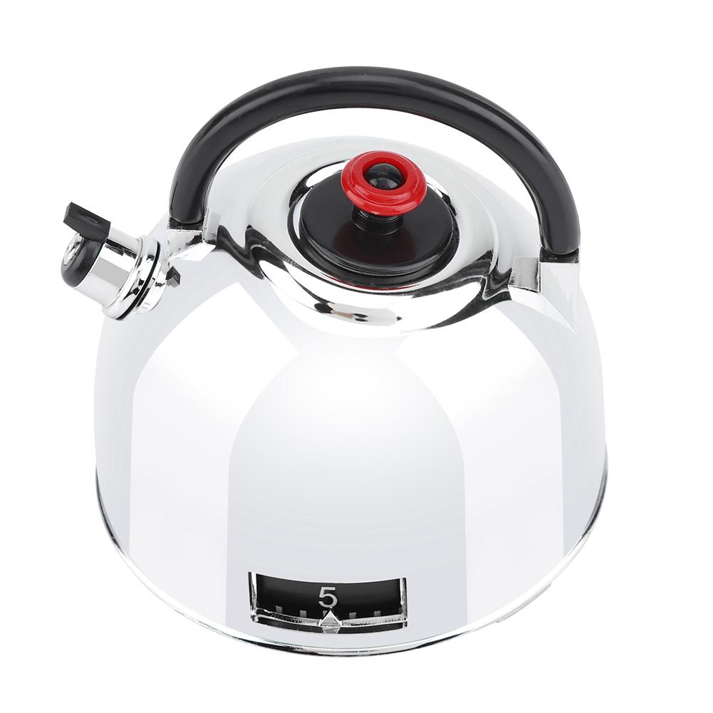 60 Minute Mechanical Kitchen Timer, Stainless Steel Wind Up Timer with Loud Alarm, for   Salon School   Cooking Baking