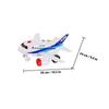 Airplane Model Toy For Children Indoor Play Development 26X24X15cm Moving 1Pack