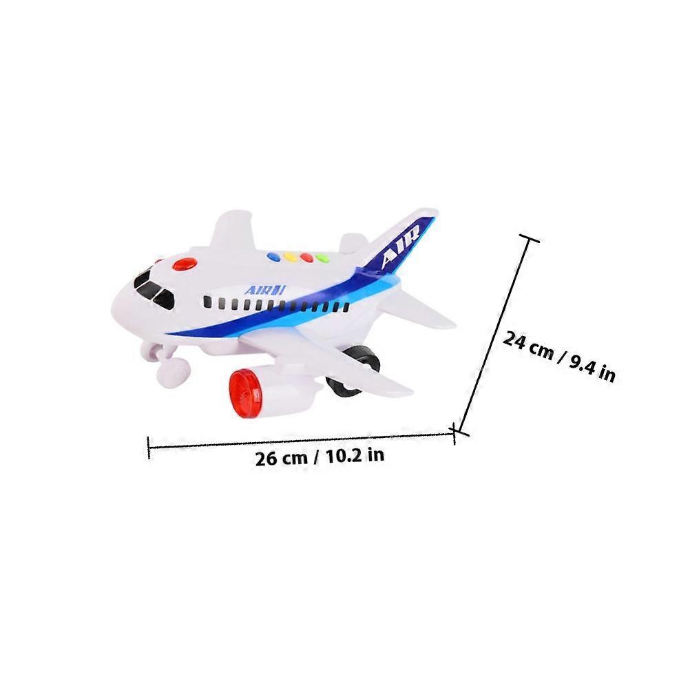 Airplane Model Toy For Children Indoor Play Development 26X24X15cm Moving 1Pack