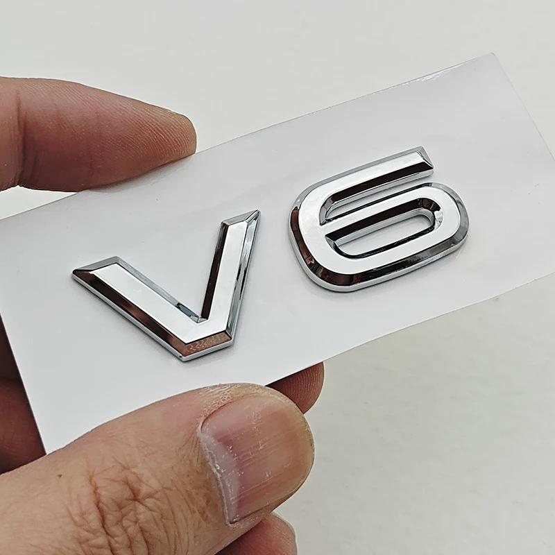 3D ABS Car Letters Logo 4Motion V6 Rear Trunk Badge Emblem Sticker Decals For VW Tayron Golf MK4 5 Tiguan 4MOTION V6 Accessories LL6