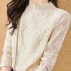 High End Lace Base Shirt for Women In Spring and Autumn Versatile Thin Top for Autumn