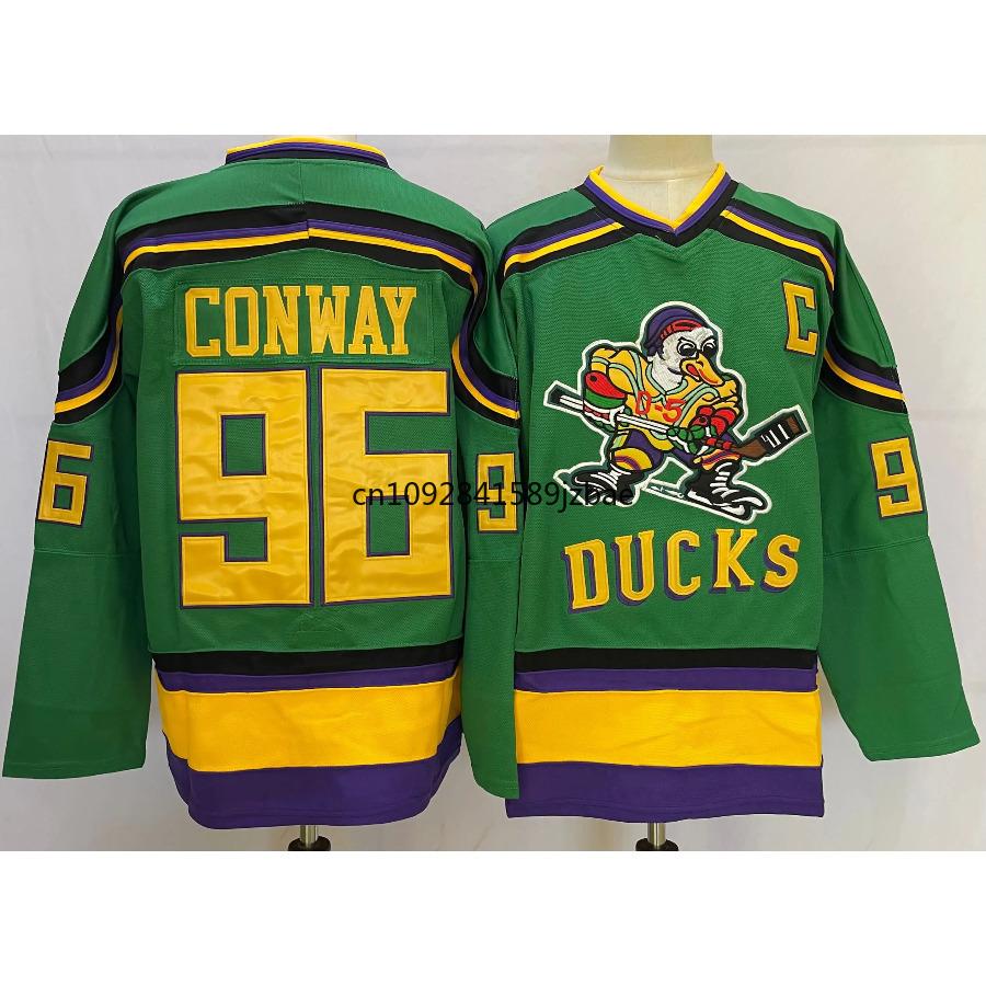 Джерси Чарли Конвея 96 Джерси Mighty Ducks 99 Джерси Адама Бэнкса 66 Джерси Гордона Бомбея Свитер из фильма Все вышито Американский размер
